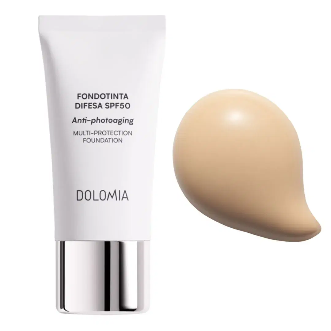 Dolomia Fondotinta Fluido Difesa SPF50 Anti-Photoaging n.01 Porcellana 30 ml
