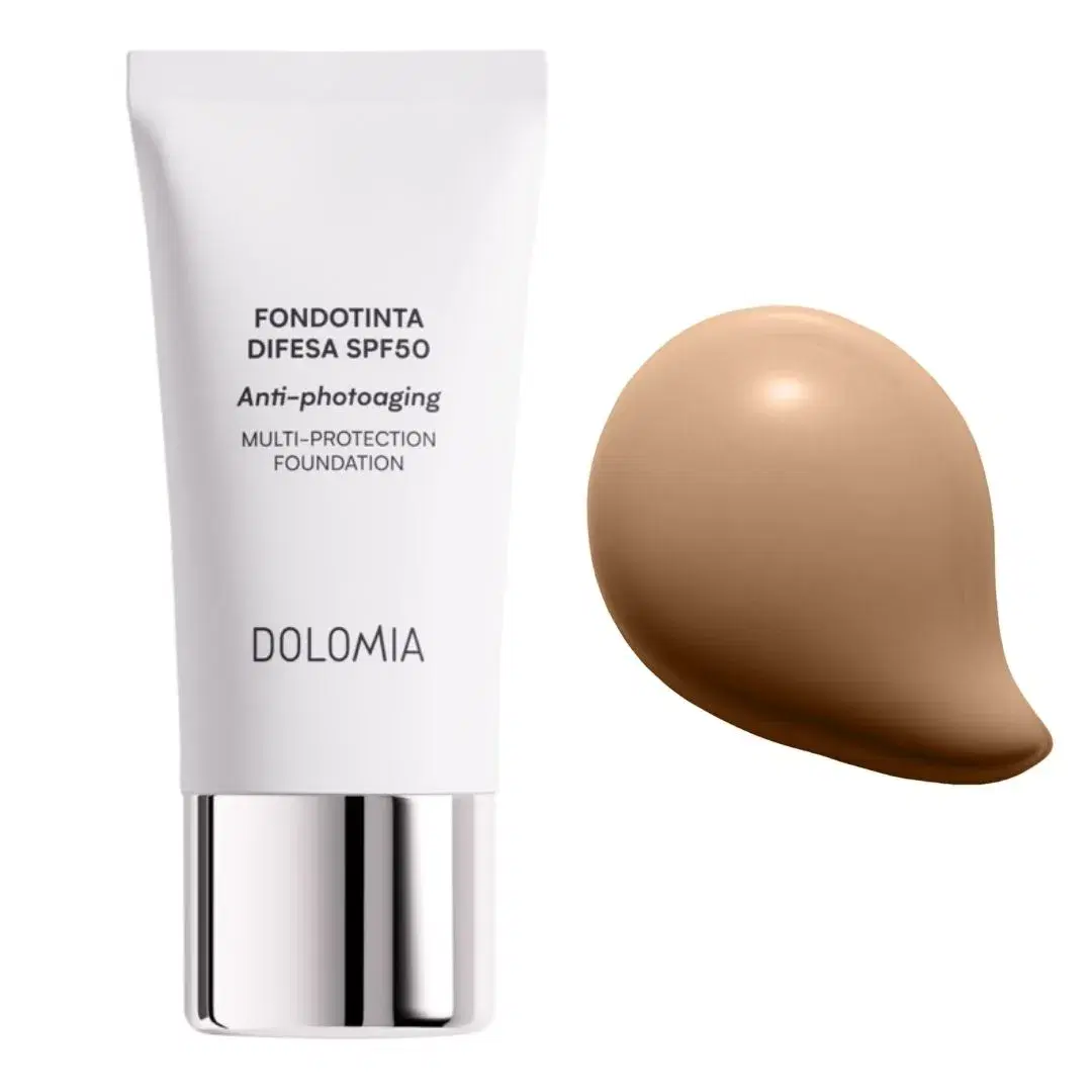 Dolomia Fondotinta Fluido Difesa SPF50 Anti-Photoaging n.04 Miele 30 ml