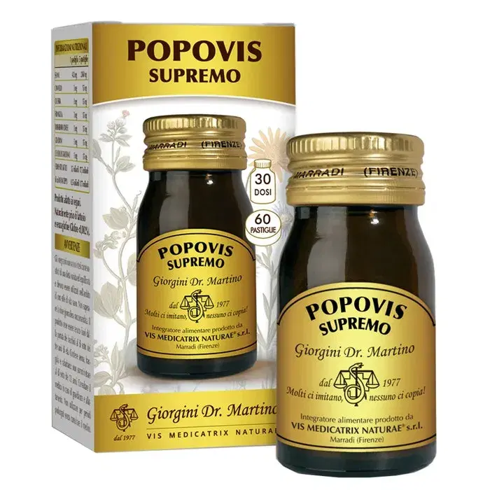 Dr. Giorgini Popovis Supremo Integratore Contro Meteorismo e Flatulenza 60 Pasti