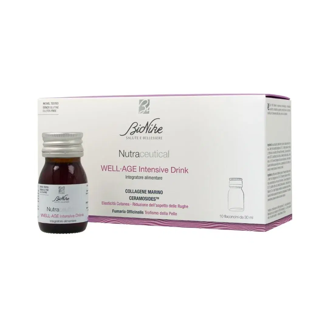 BioNike Nutraceutical Well Age Intensive Drink Integratore 10 Flaconcini x 30 ml