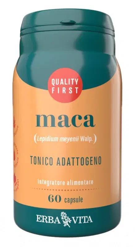 Erba Vita Maca Integratore per Stanchezza Fisica e Mentale 60 Capsule