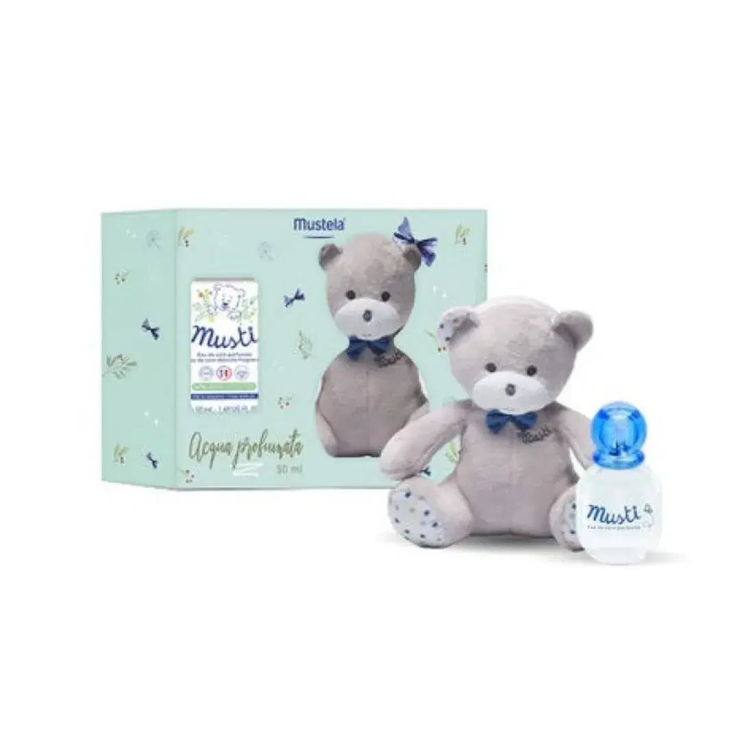 Mustela Cofanetto Musti Boy Acqua Profumata + Peluche In Omaggio