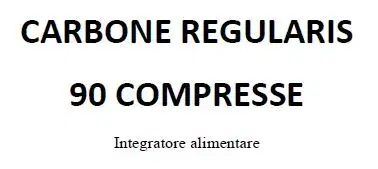 Carbone Regularis 90 Compresse
