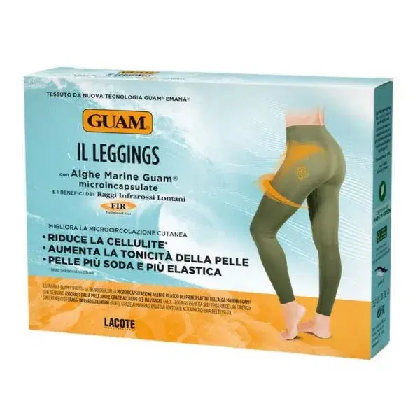 Guam Leggings Classico Anticellulite Verde Taglia S/M