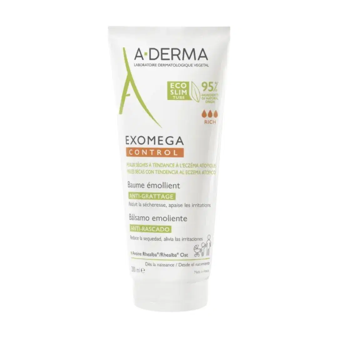 A-Derma Exomega Control Balsamo Emolliente Antiprurito Rich 200 ml
