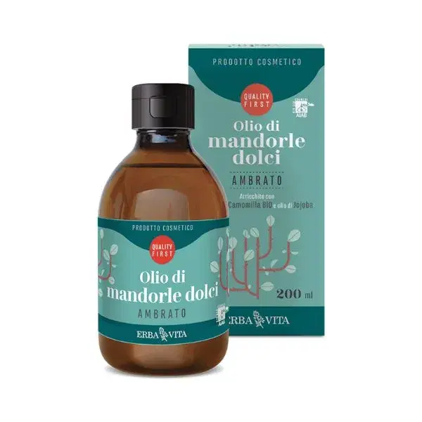 Erba Vita Olio di Mandorle Dolci Ambrato 200 ml