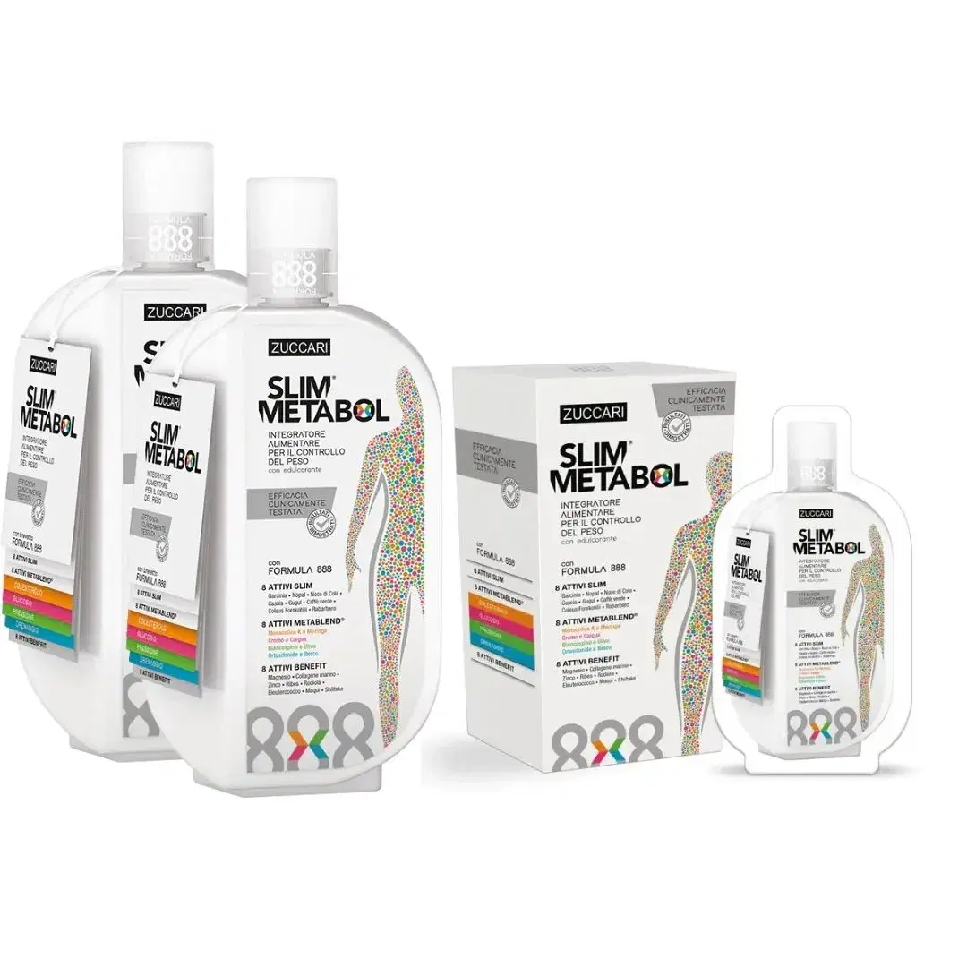 Zuccari Slim Metabol Valigetta 2 Drenanti + 12 Bustine Monodose