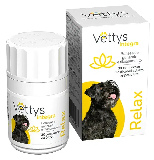 Vettys Integra Relax Integratore Benessere e Rilassamento del Cane 30 Compresse