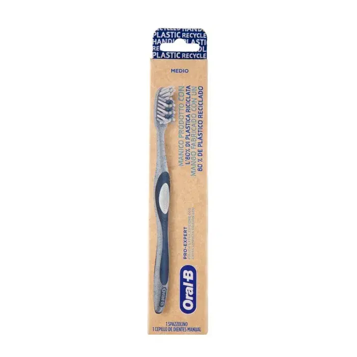 Oral-B Eco Pro-Expert Spazzolino Manuale Medio In Plastica Riciclata 1 Pezzo