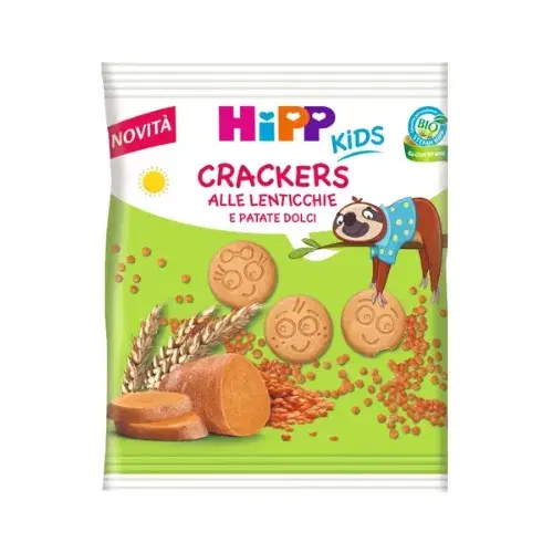 Hipp Bio Kids Crackers Lenticchie E Patate Dolci 80g
