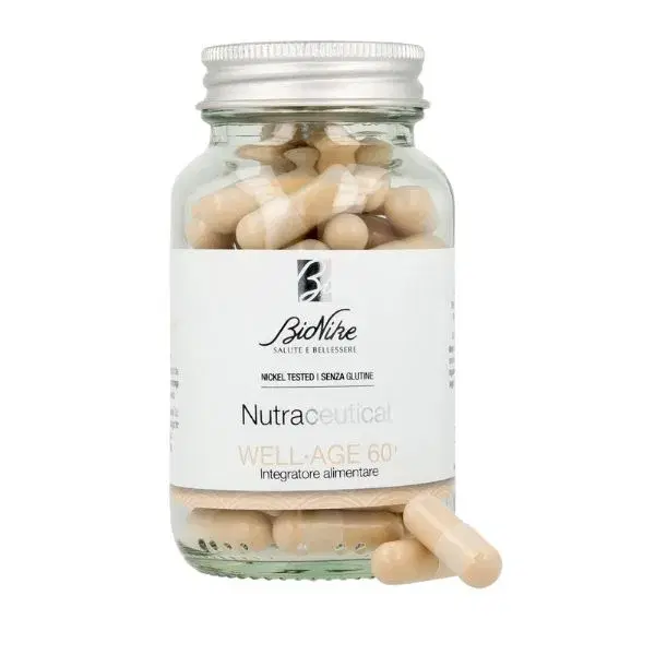 BioNike Nutraceutical Well Age 60+ Integratore per l'Elasticità Cutanea 60 Cps