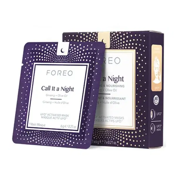 Foreo Ufo Mask Call It Nigth Maschera Viso Rivitalizzante 7 Pezzi