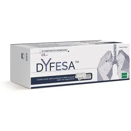 Dyfesa Coadiuvante per le Vie Respiratorie 10 Dispositivi Monouso