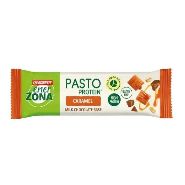 Enerzona Pasto Protein Caramel Barretta Sostitutiva Pasto 55 Gr