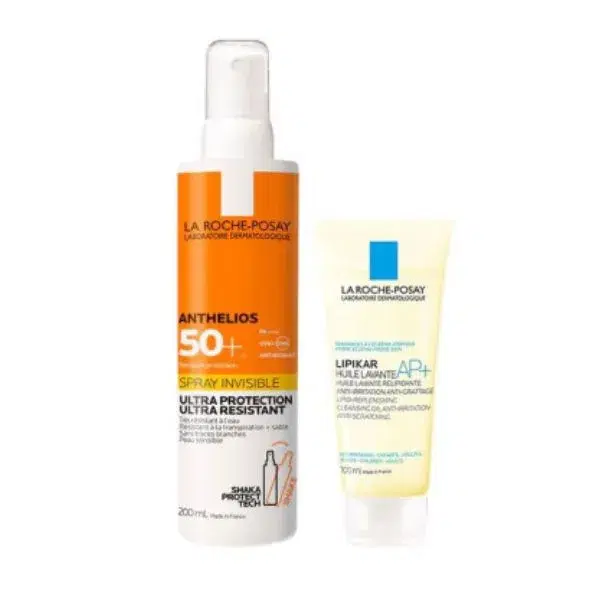 La Roche Posay Anthelios Spray Invisible SPF50+ 200 ml + Olio Lipikar 100 ml