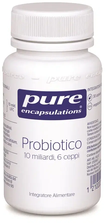 Pure encapsulations probiotico 30 capsule.