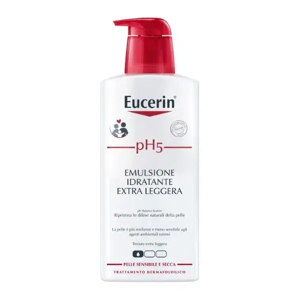 Eucerin Ph5 Emulsione Idratante Corpo Extra Leggera per Pelle Sensibile e Secca 400 ml