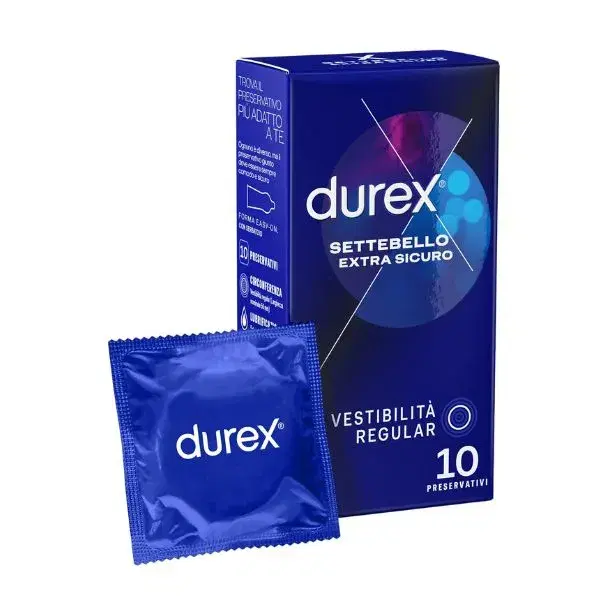 Durex Settebello Extra Sicuro Profilattici 10 Pezzi