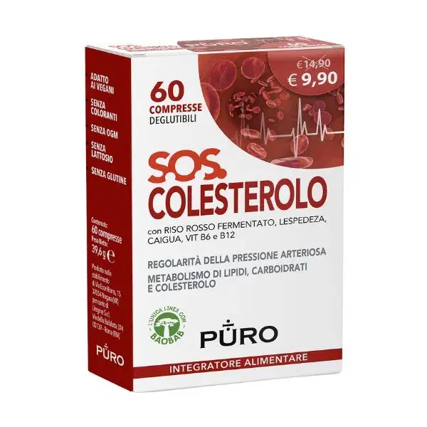 Uragme Puro Sos Colesterolo Integratore 60 Compresse