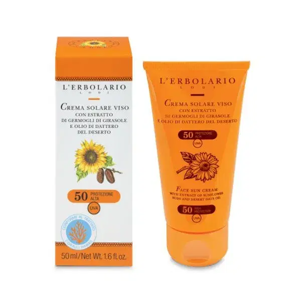 L'erbolario Crema Solare Viso Spf50+ 50 ml