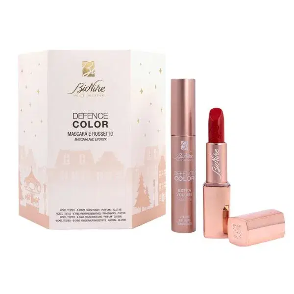 Bionike Cofanetto Makeup Defence Color Natale Mascara e Rossetto