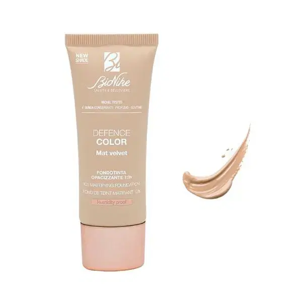 Bionike Defence Color Mat Velvet Fondotinta Opacizzante 402 Creme Nue