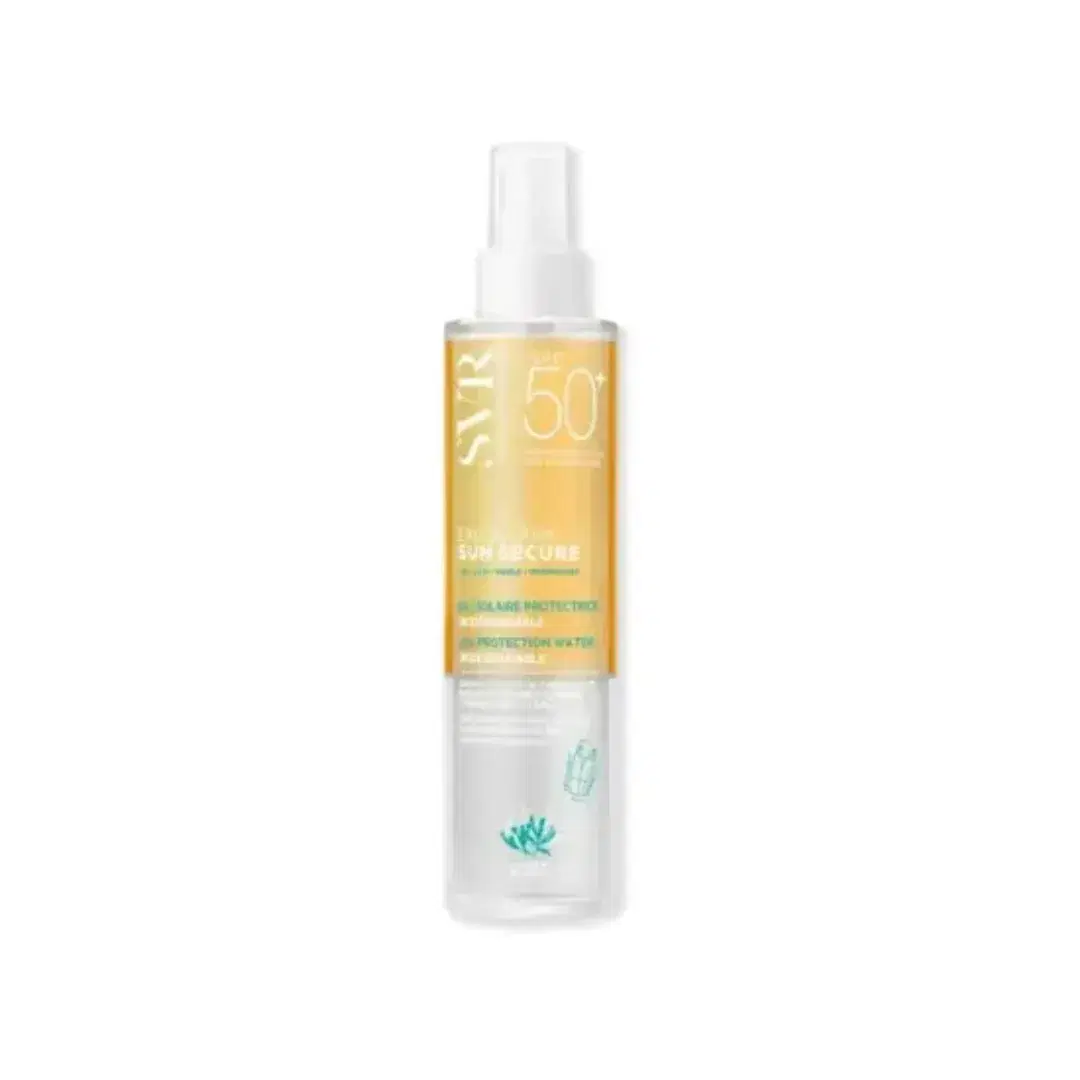 SVR Sun Secure Eau Solaire SPF50+ Travel Size Protezione Solare Viso e Corpo 100 ml