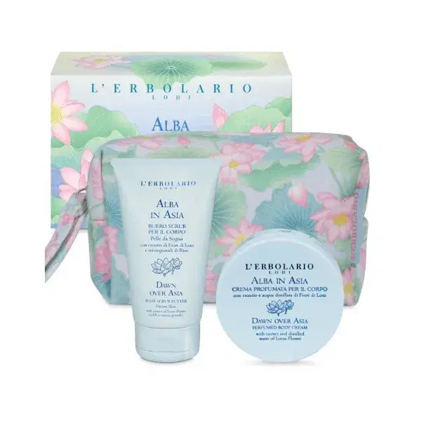 L'erbolario Alba in Asia Beauty Pochette Pelle da Sogno Scrub + Crema Corpo