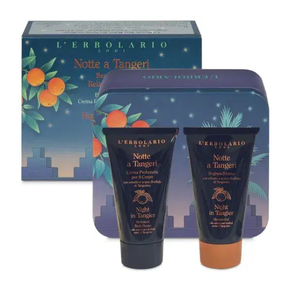 L'erbolario Notte a Tangeri Beauty Box Relax Bagnoschiuma 75ml+ Crema Corpo 75ml