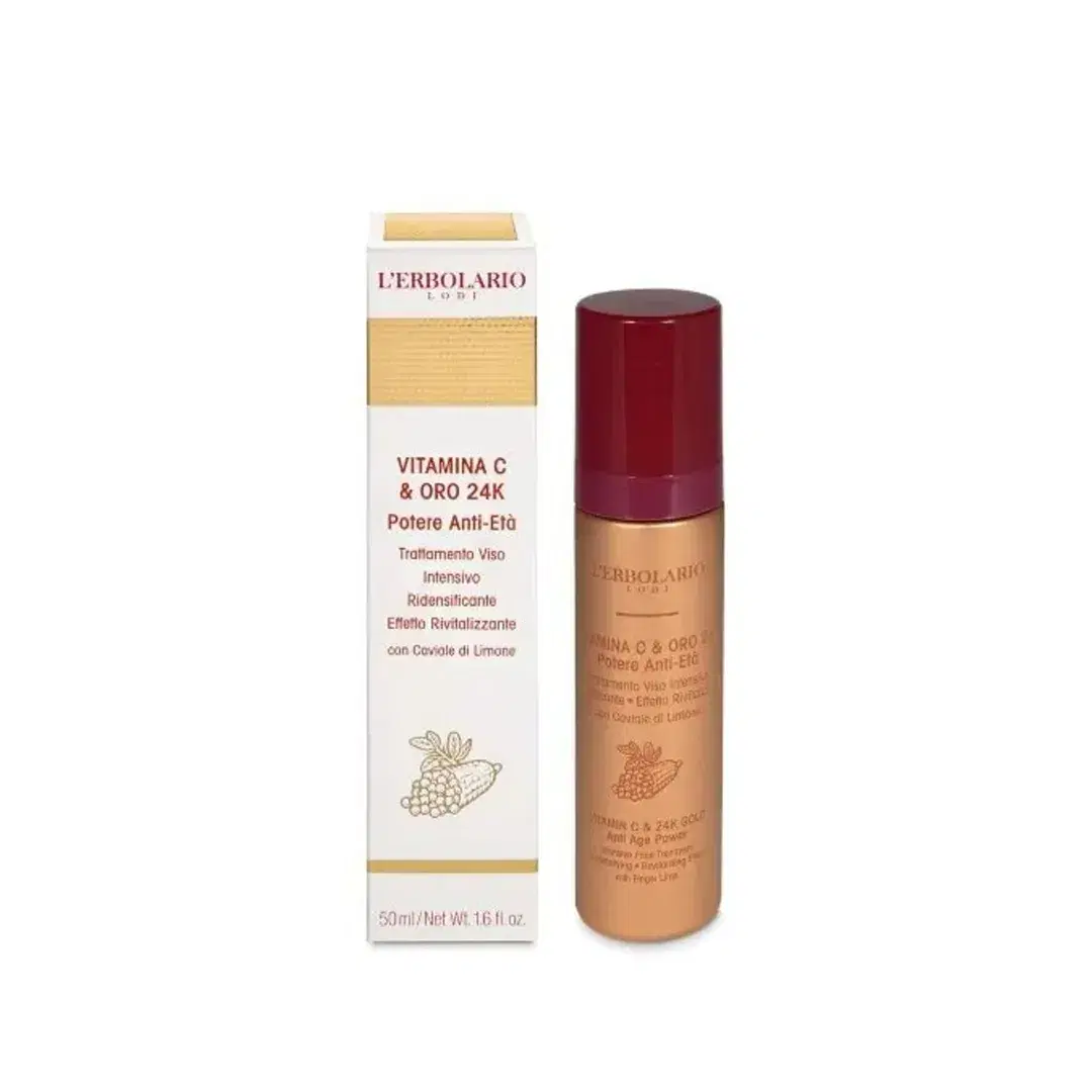 L'erbolario Trattamento Viso Vitamina C & Oro 50 ml