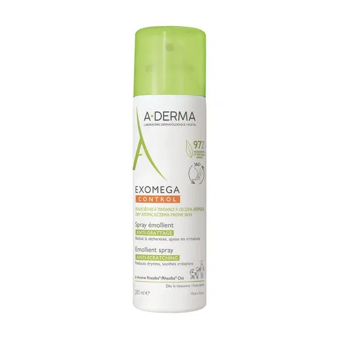 A-Derma Exomega Control Spray Emolliente Anti-grattage Per Pelle Secca e a Tende