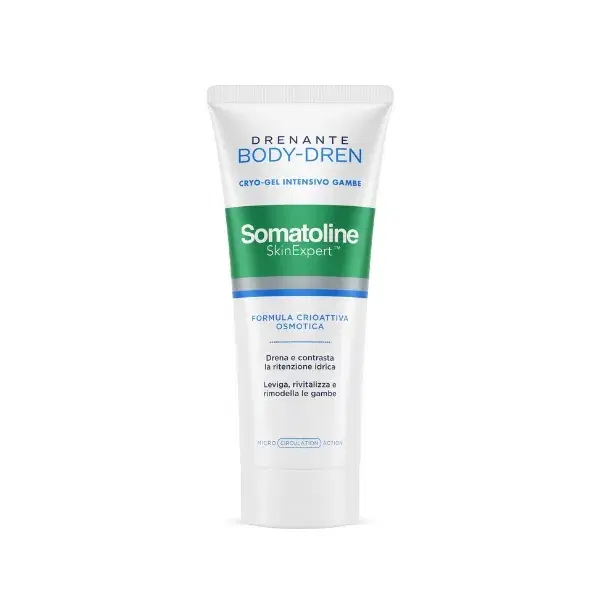 Somatoline SkinExpert Body-Dren Intensivo Cryo-gel Gambe Trattamento gambe Drenante 200 ml